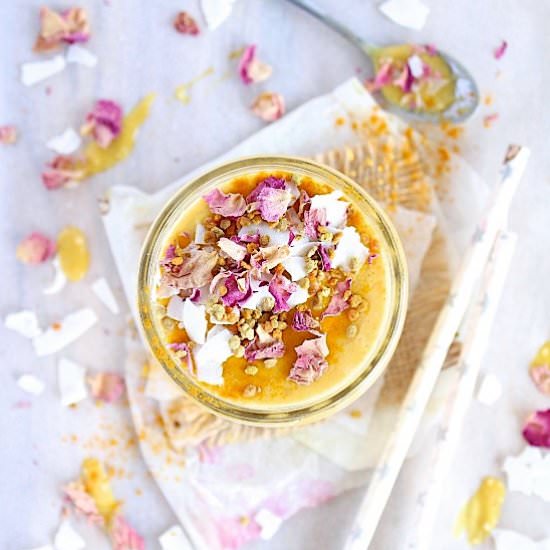 Golden Spiced Mango Lassi