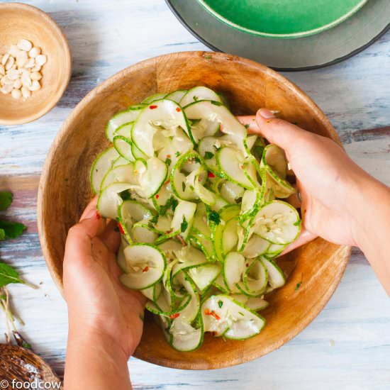 Thai Sweet and Spicy Cucumber Salad