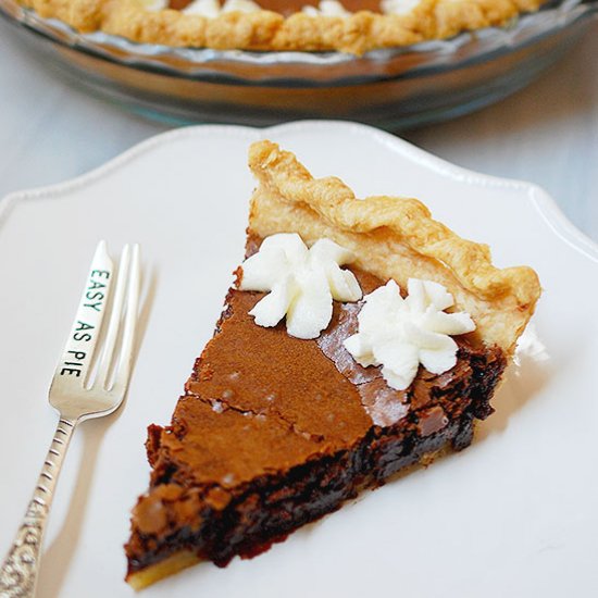 Chocolate chess pie