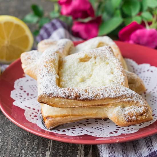 Lemon Cottage Cheese Turnovers