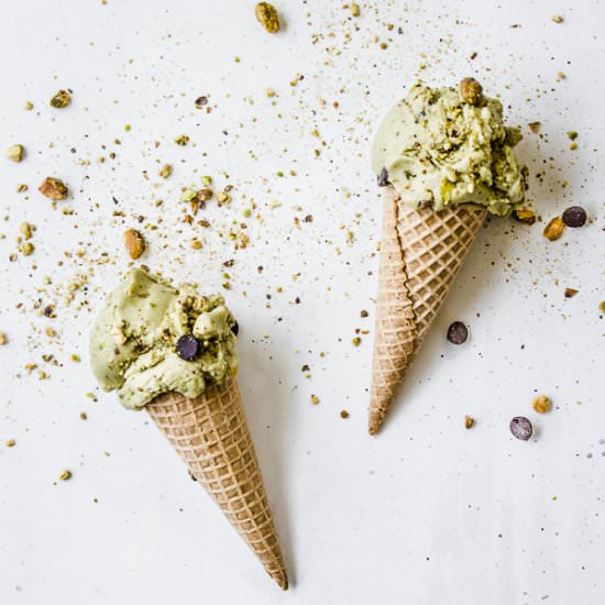 Matcha Pistachio Ice Cream