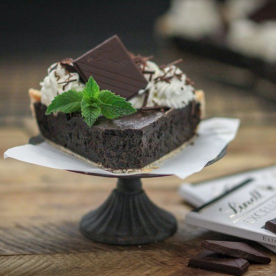 Irish Cream Chocolate Fudge Pie