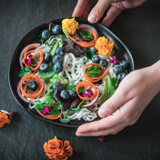 Flowers and Ribbons Salad