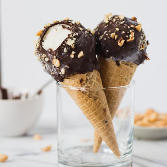 Skinny Ice Cream Drumsticks