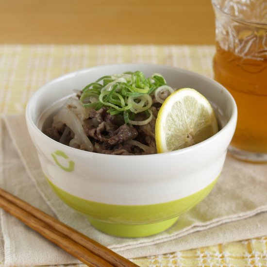 Summer Lemon GYUDON