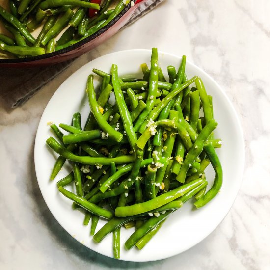 Lemon-Garlic Green Beans