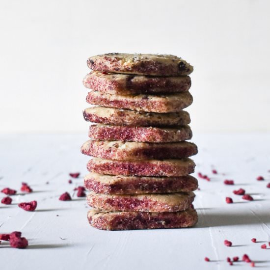 Raspberry & White Chocolate Cookies