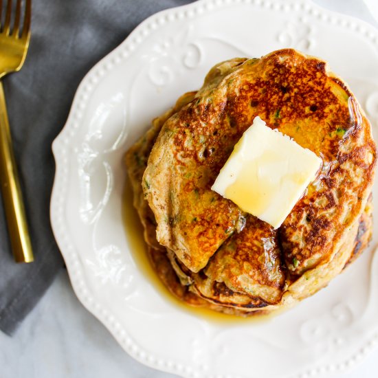 Fluffy Zucchini Pancakes!