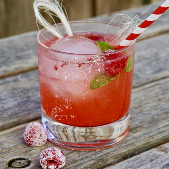 Raspberry Vodka Lemonade Cooler