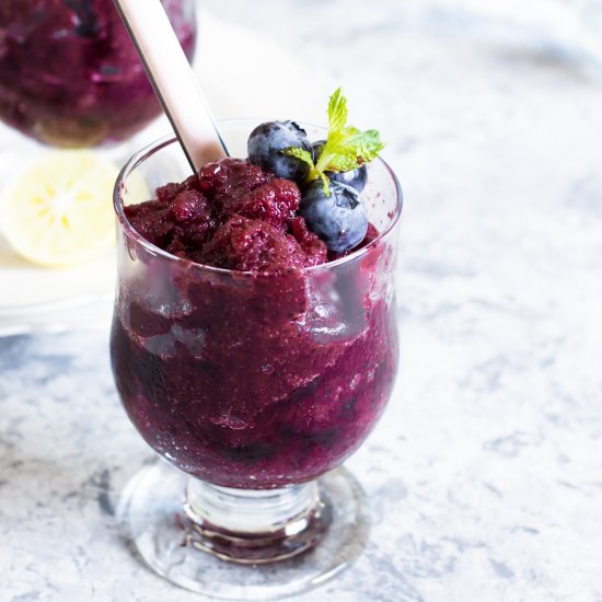 Blueberry Granita