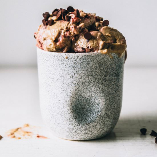 Cherry Cashew Miso Ice Cream