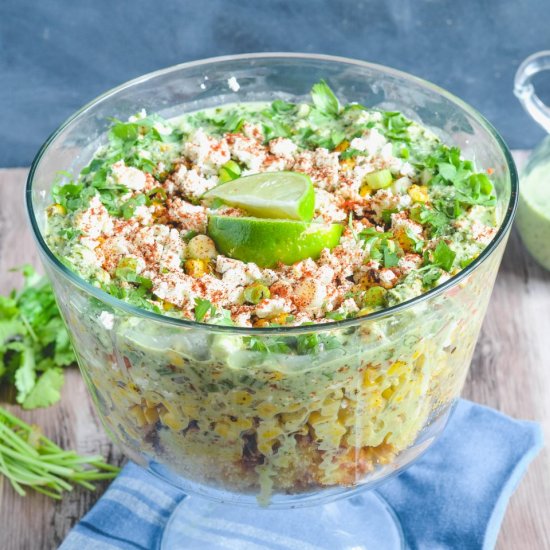 Elote Cornbread Salad