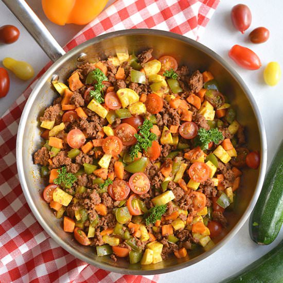 Chorizo Sweet Potato Breakfast Hash