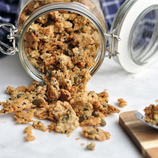 Vegan Salted Caramel Granola