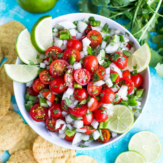 Cherry Tomato Pico de Gallo