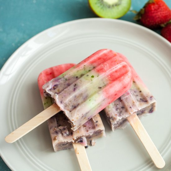 Fruit Confetti Popsicles