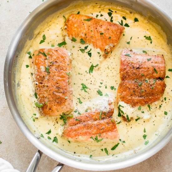 Creamy Dijon Salmon