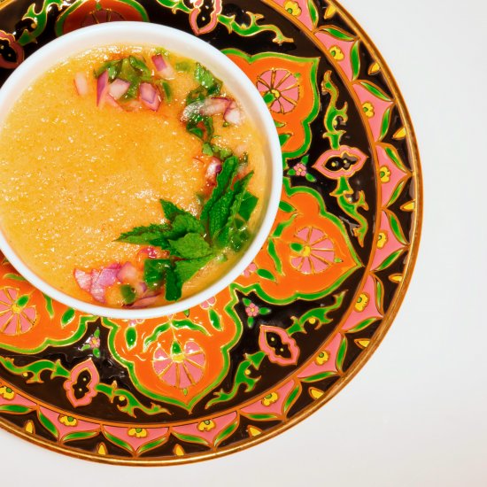 Cantaloupe Soup with Jalapeños