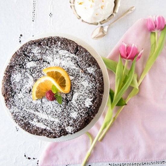 Orange Flourless Chocolate Cake