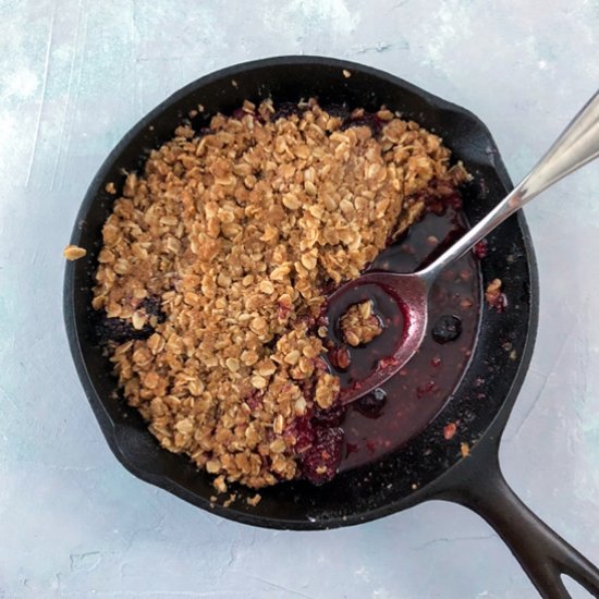 Triple Berry Browned Butter Crisp