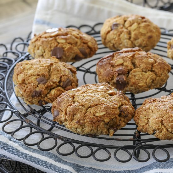 Choc Chip Peanut Butter Cookies