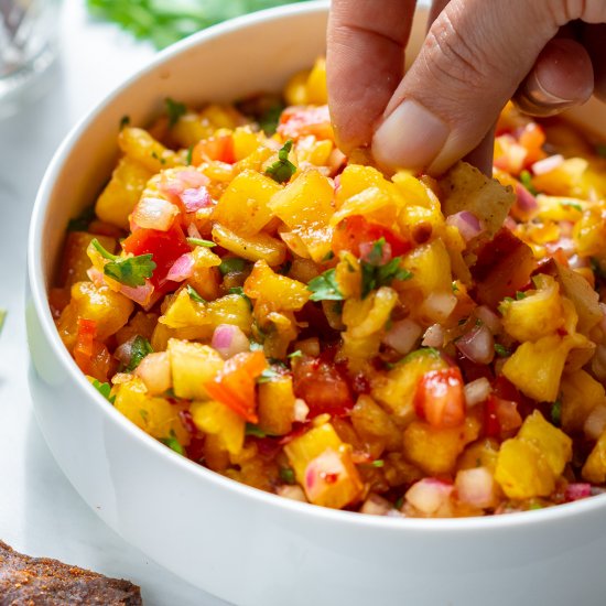 Grilled Pineapple Salsa