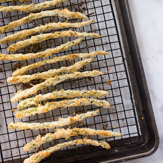 Oven Baked Asparagus Fries