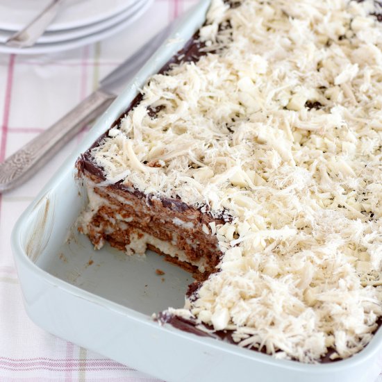 Tahini Chocolate Icebox Cake