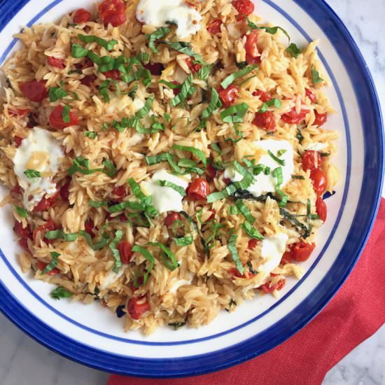 Sheet Pan Summer Orzo