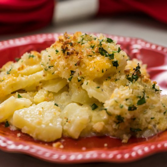 Pressure cooker cheesy potatoes