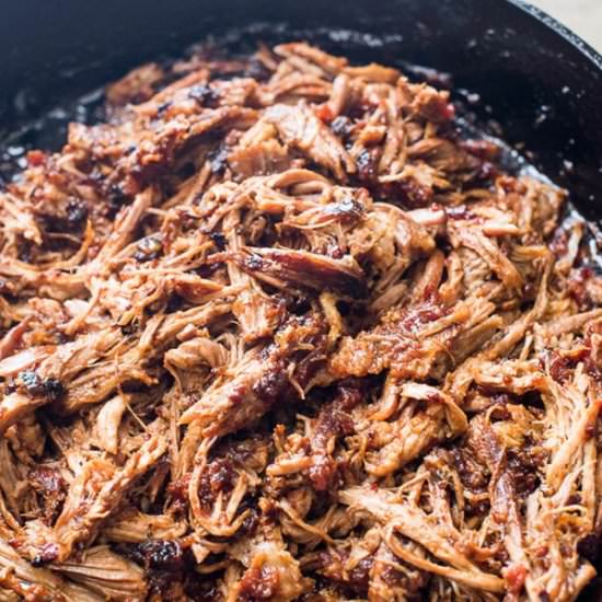 Oven roasted asian pulled pork