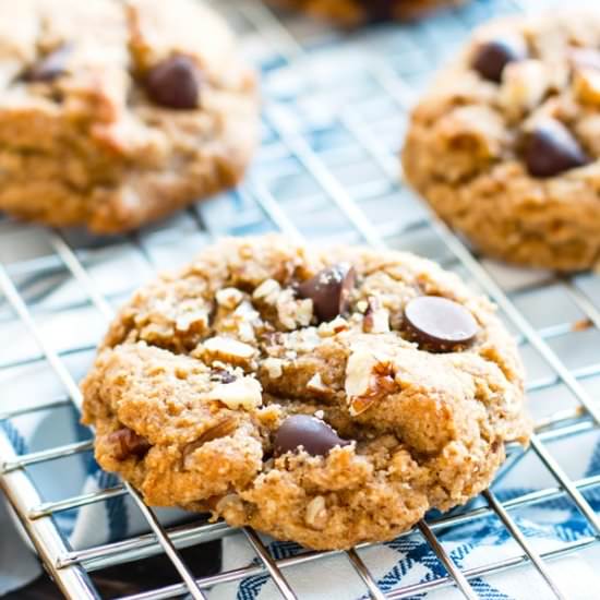 Paleo and Vegan Choc-chip Cookies!