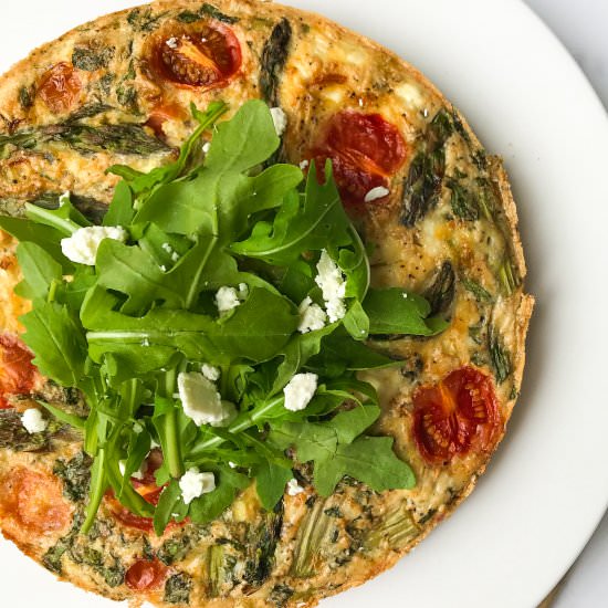 ROASTED TOMATO & FETA FRITTATA