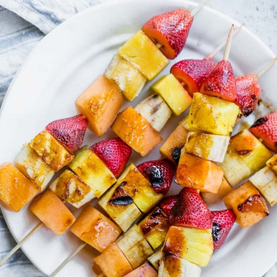 Grilled Fruit Kabobs