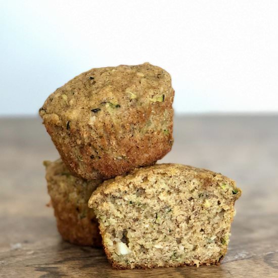 Zucchini Garbanzo Bean Flour Muffin