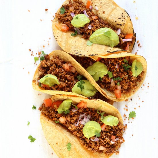 Vegan Cauliflower Taco Meat