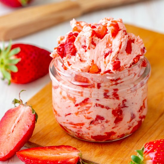 fresh strawberry butter