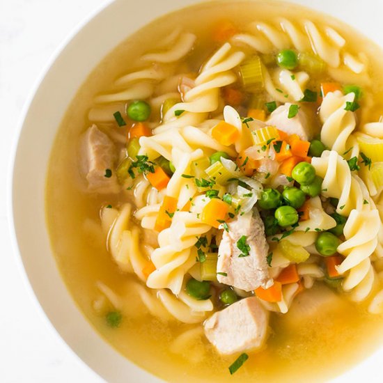 Instant Pot Chicken Noodle Soup