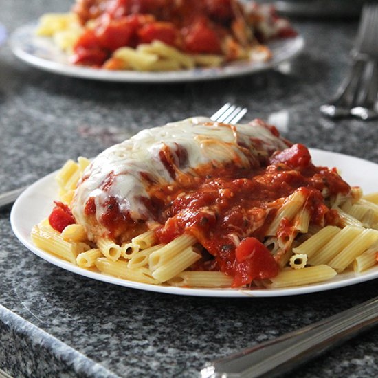 Easy Skillet Chicken Parmesan