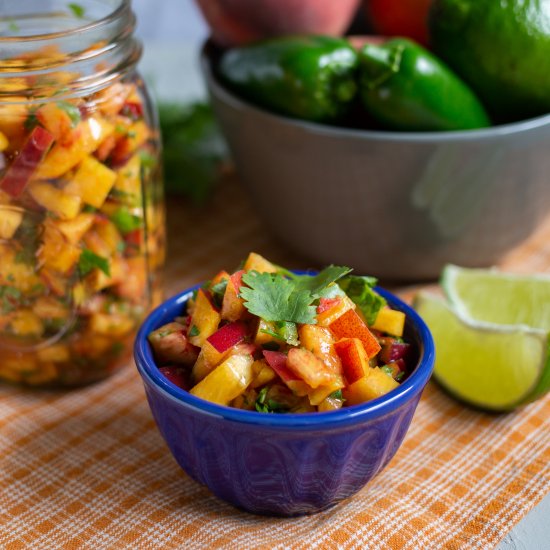 Fresh Peach Salsa