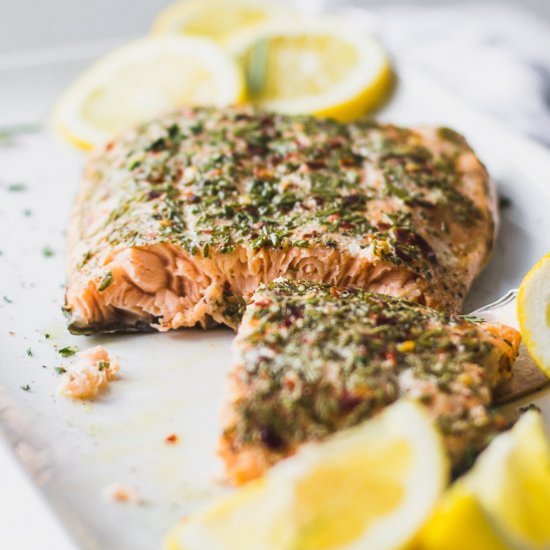 Rosemary Salmon Foil Packet