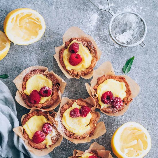 Keto Lemon Curd Tartlets