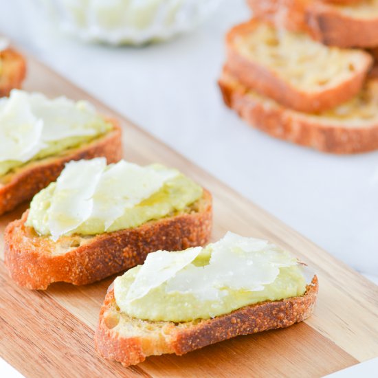 Fava Bean Crostini