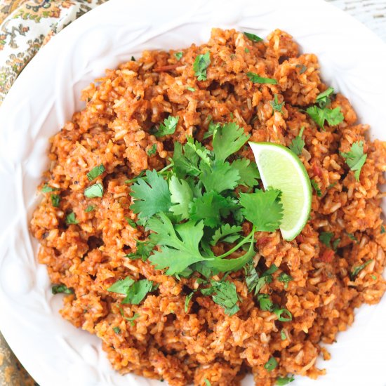 Healthy Brown Mexican Rice