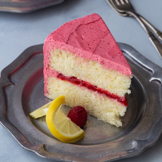 Lemon Raspberry Cake