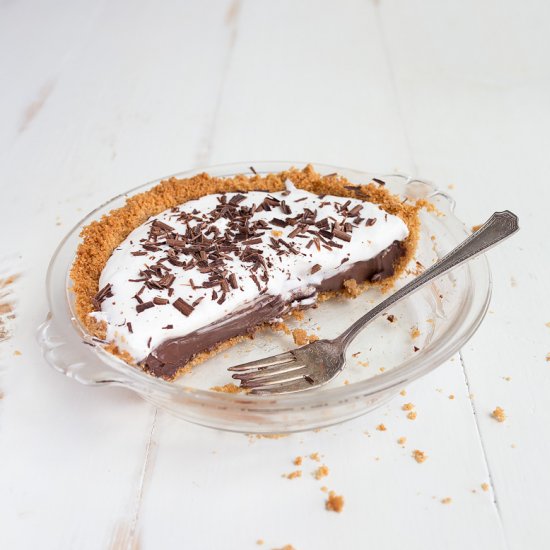 Chocolate Cream Pie for Two