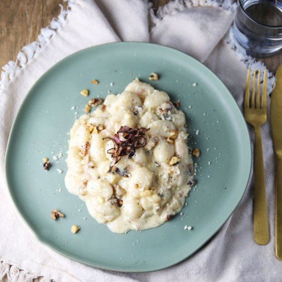 Gnocchi Pear Gorgonzola Sauce