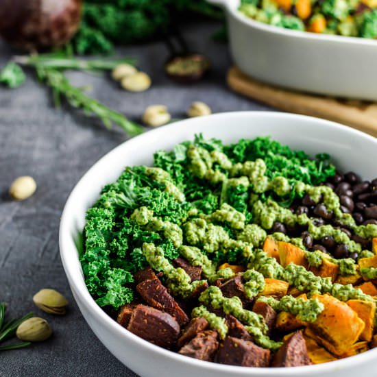 Sweet Potato Beet Buddha Bowl