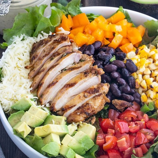 Salad with Tequila Lime Chicken