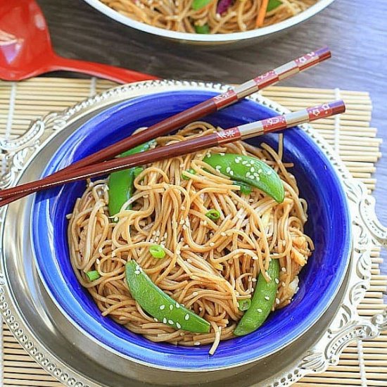 Sesame Ginger Soba Noodles